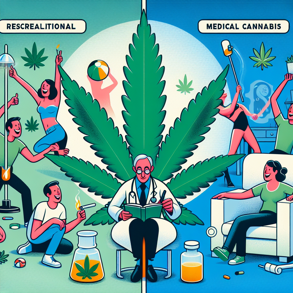 Recreational vs medical cannabis laws