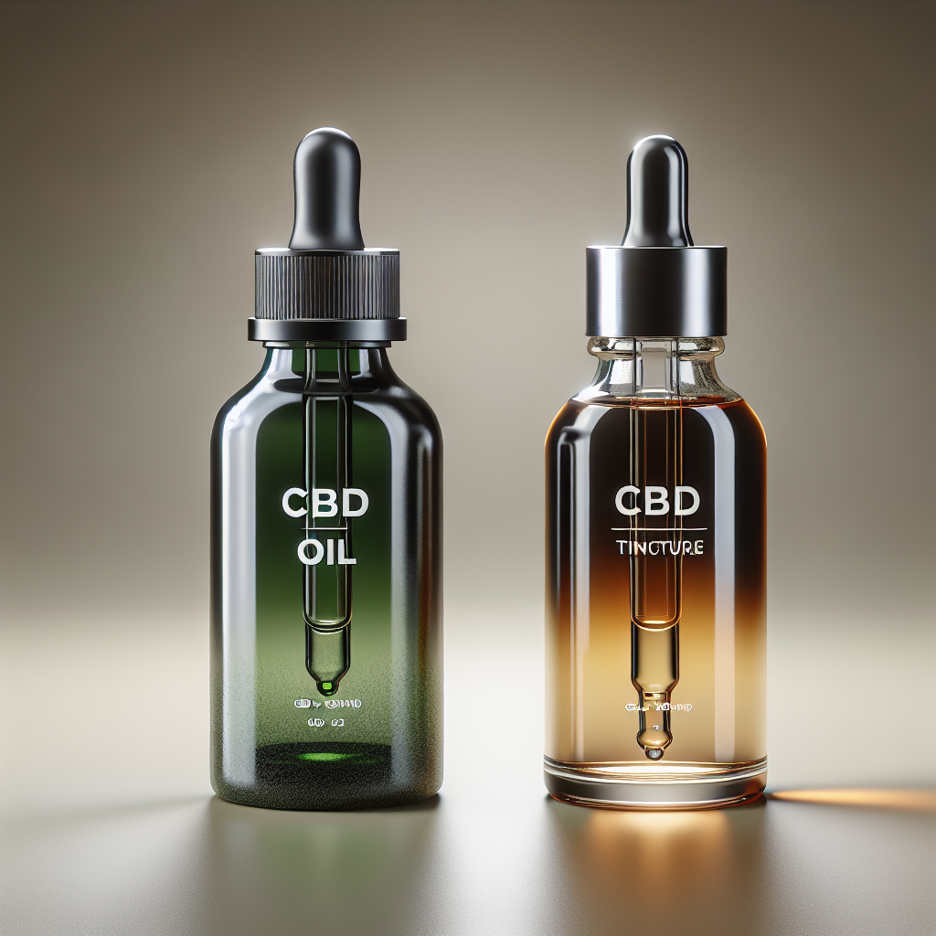 cbd oil vs cbd tincture